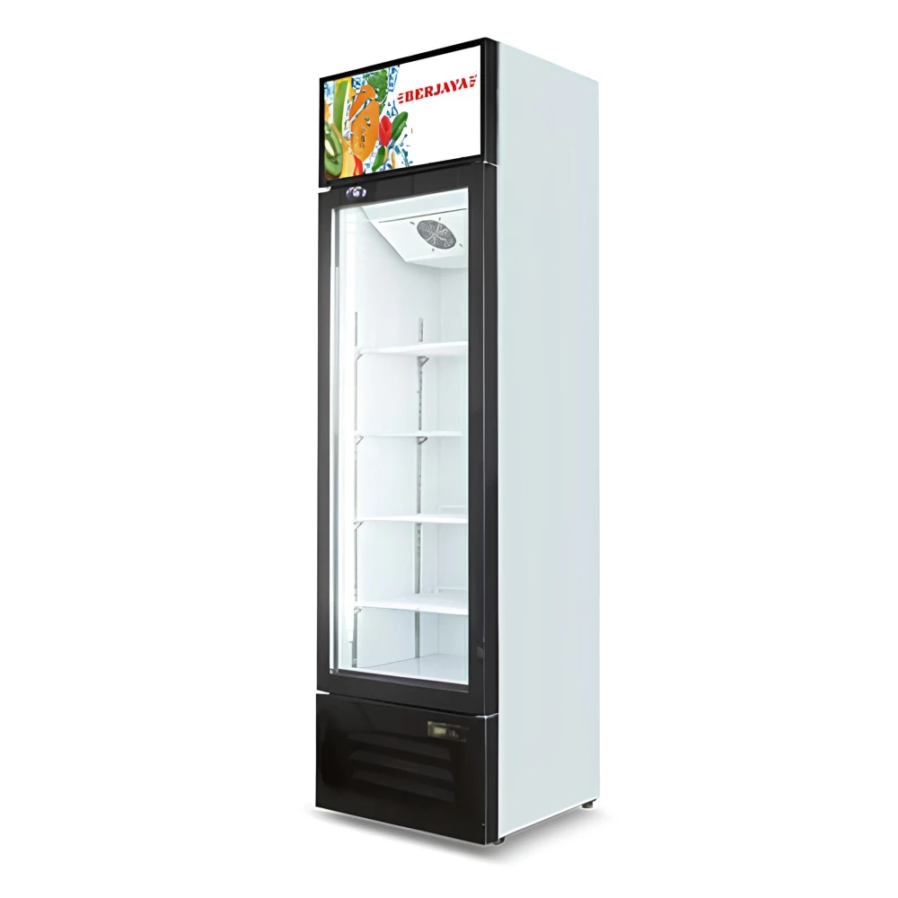 Berjaya, Display Chiller, 360 L, 4 Shelves, LED Lighting, Automatic Defrost, 146 W