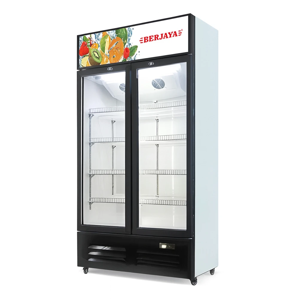 Berjaya, Display Chiller, 600 L, 8 Shelves, LED Lighting, Automatic Defrost, 169 W