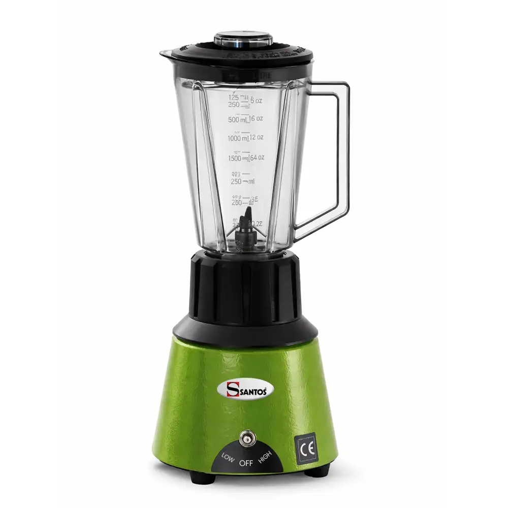 Santos, Bar Blender, 1.25 L Container, 600 W, 1-Phase, 180 mm Width, 420 mm Depth, 180 mm Height