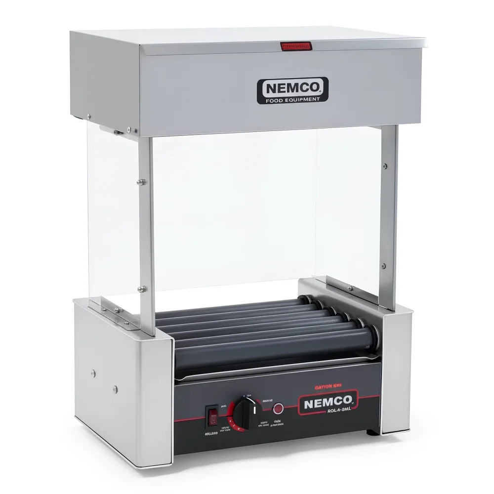 Nemco, Hot Dog Grill, Electric, 10 Hot Dogs