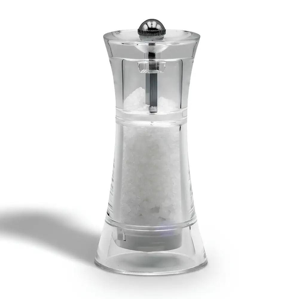Bisetti Salt Mill Acrylic 13 cm Transparent