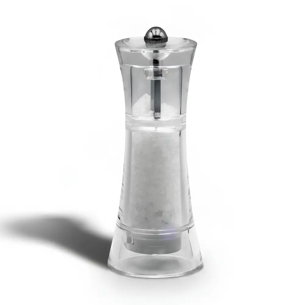 Bisetti Salt Mill Acrylic 17.5 cm Transparent