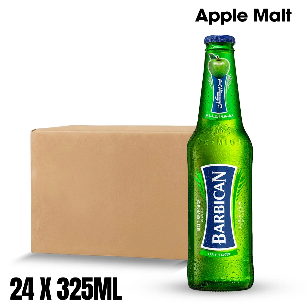 Barbican, Juice Drink, Malt Apple Flavor, 325 ml Glass Bottle