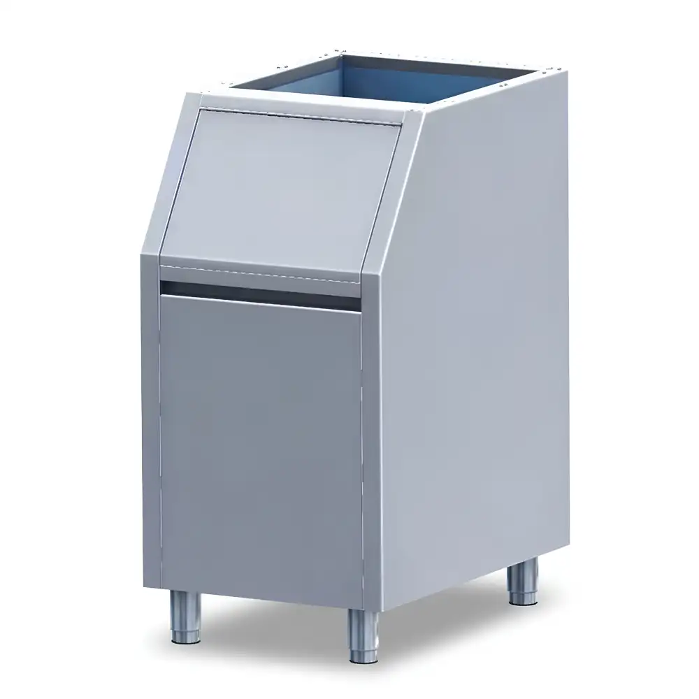 NTF, Ice Storage Bin, Stainless Steel, Silver, 100 kg Capacity