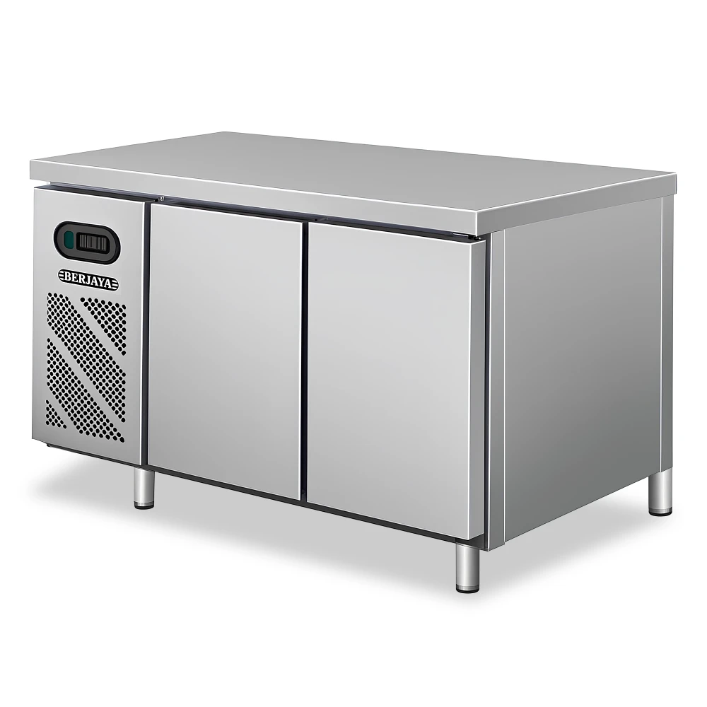 Berjaya, Under Counter Freezer, 262 L Capacity, 2 Doors, 4 Shelves, 630 W, Automatic Defrost