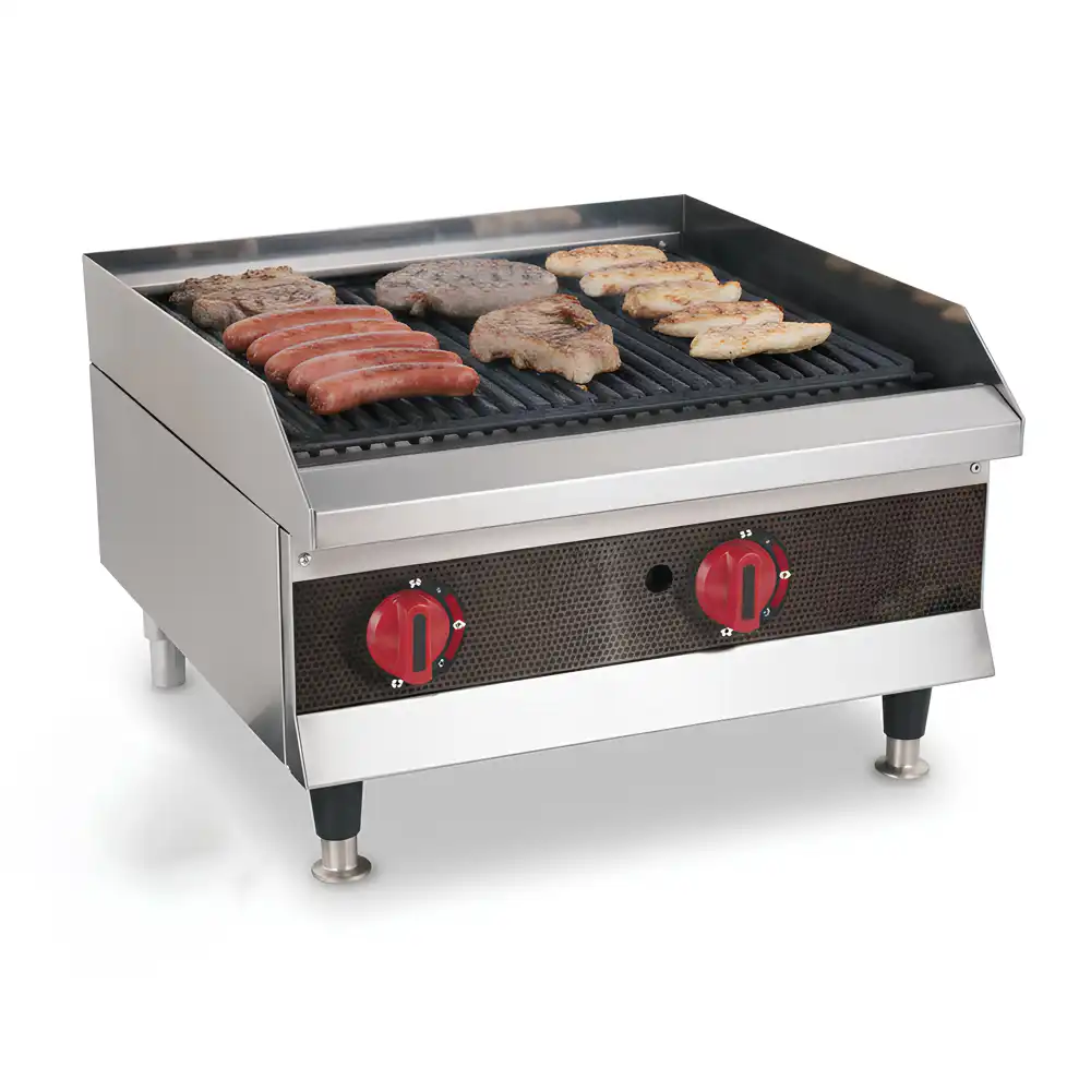 Anvil, Char Rock Broiler, Gas, 2 Burners