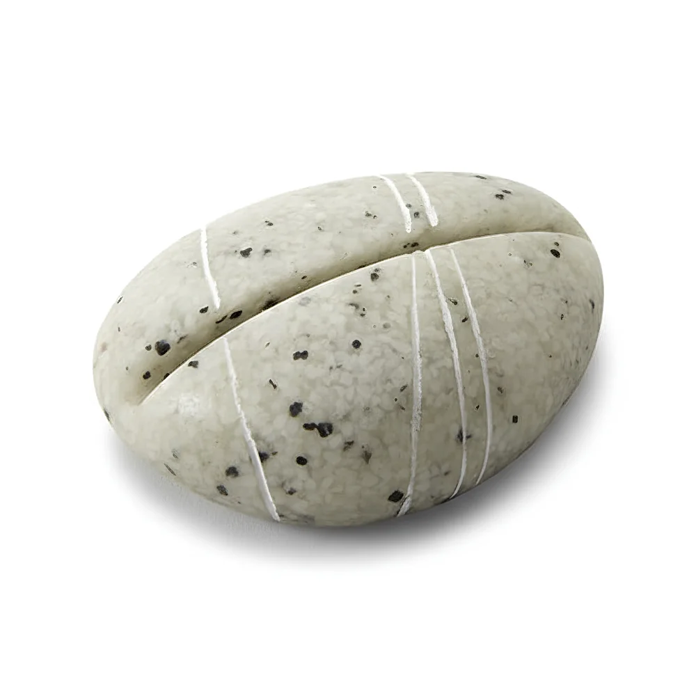 American Metalcraft, Stone Card Holder, Polyresin, White