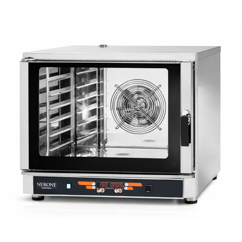 Tecnodom, Convection Oven, 6 Trays, 7.65 kW, Electric, Silver