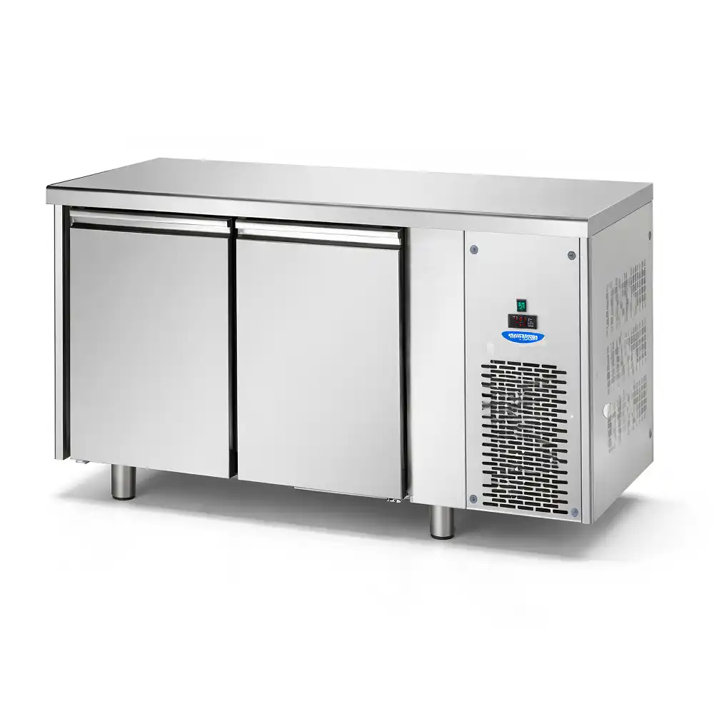 Tecnodom, Counter Freezer, 310 L, 2 Doors, 0.655 kW, Electric, Silver