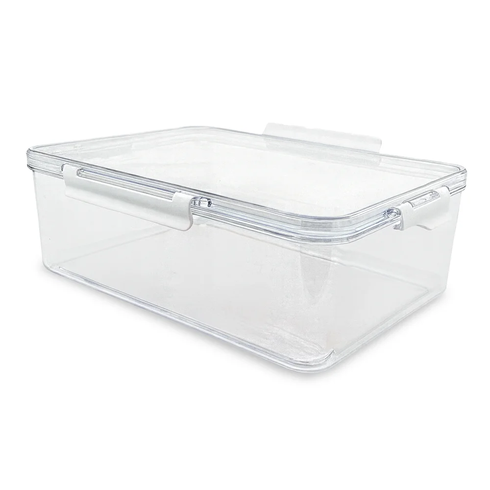 Plastic Food Container 1.75L Capacity Rectangle Shape