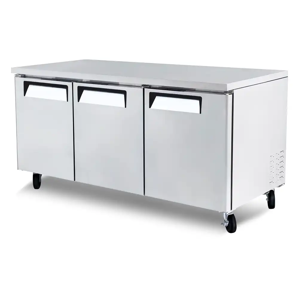 Turbo Air, Undercounter Refrigerator, 3 Doors, 538L