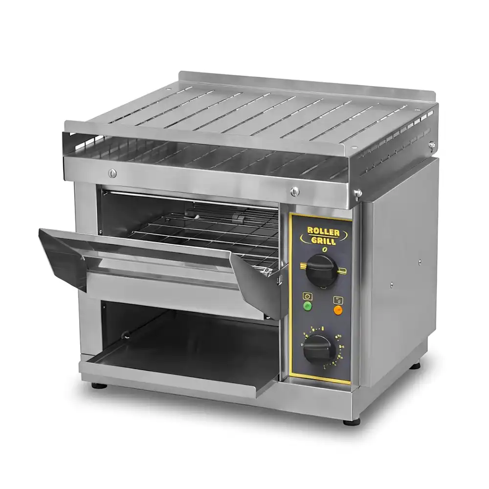 Roller Grill, Conveyor Toaster, Electric, 2.65 kW, Stainless Steel, Silver