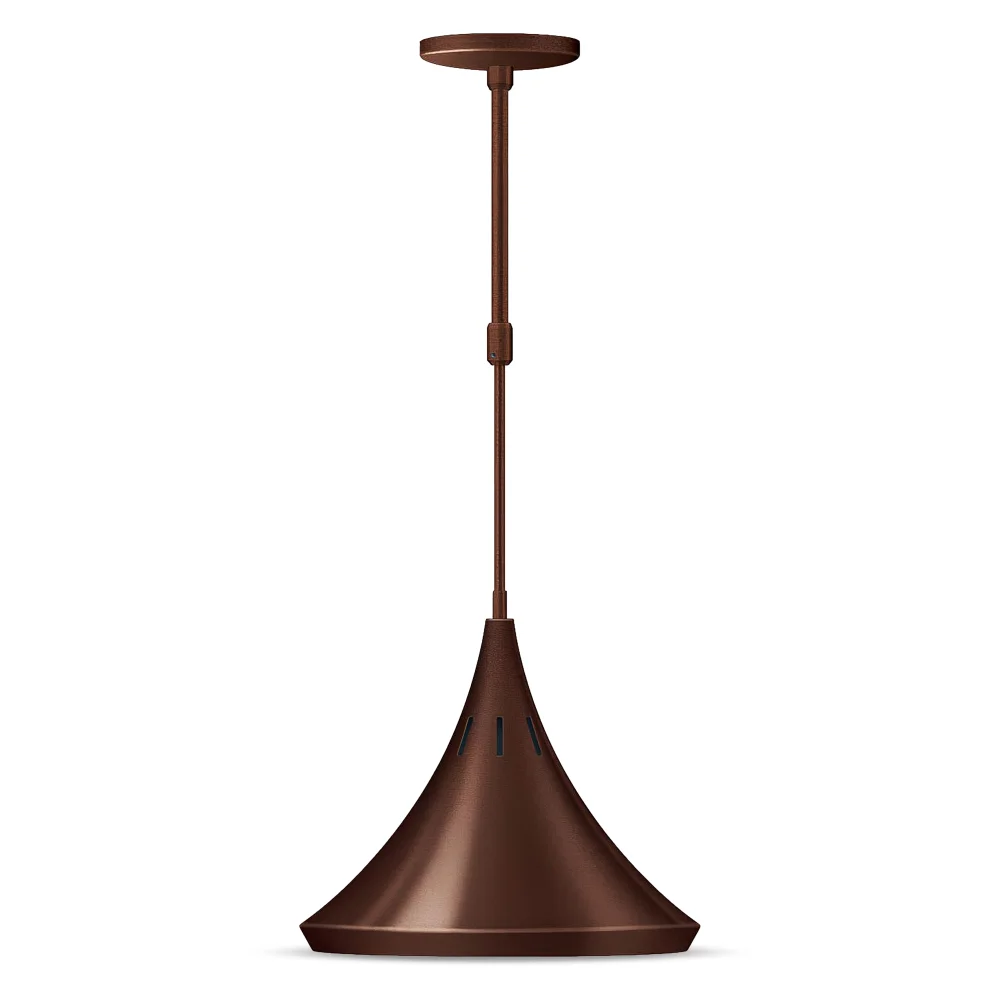 Hatco Corp, Decorative Heat Lamp, Infrared, 250 W, Electric, Bright Brass