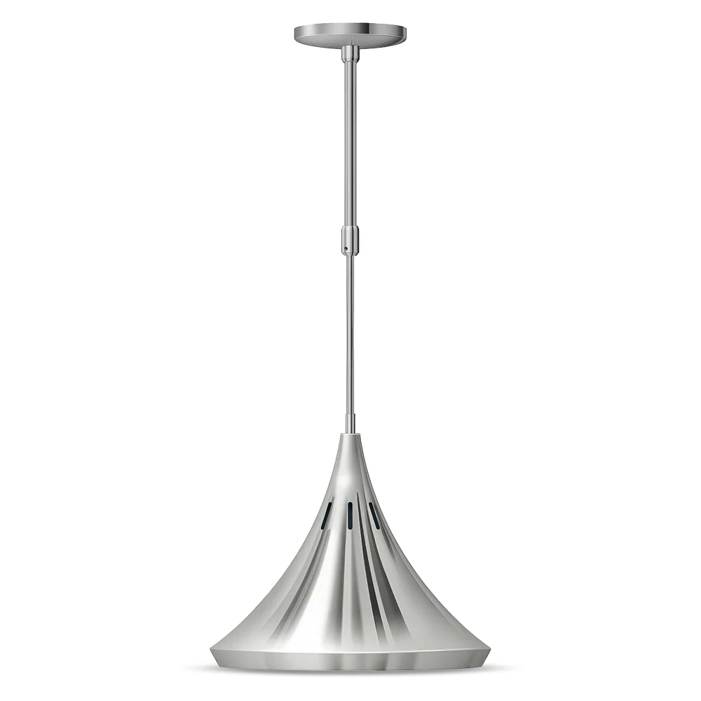 Hatco Corp, Decorative Heat Lamp, Infrared, 250 W, Bright Nickel