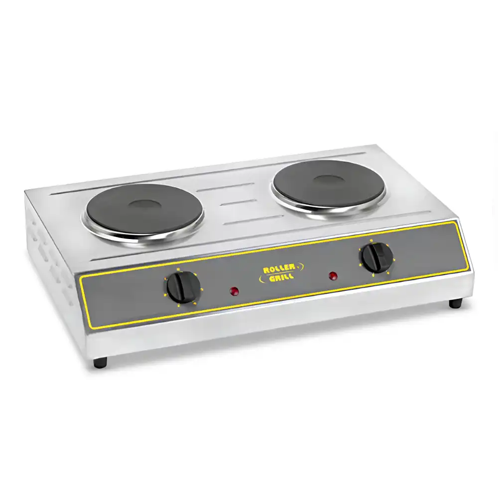 Roller Grill, Boiling Top, 2 Plates, 3 kW
