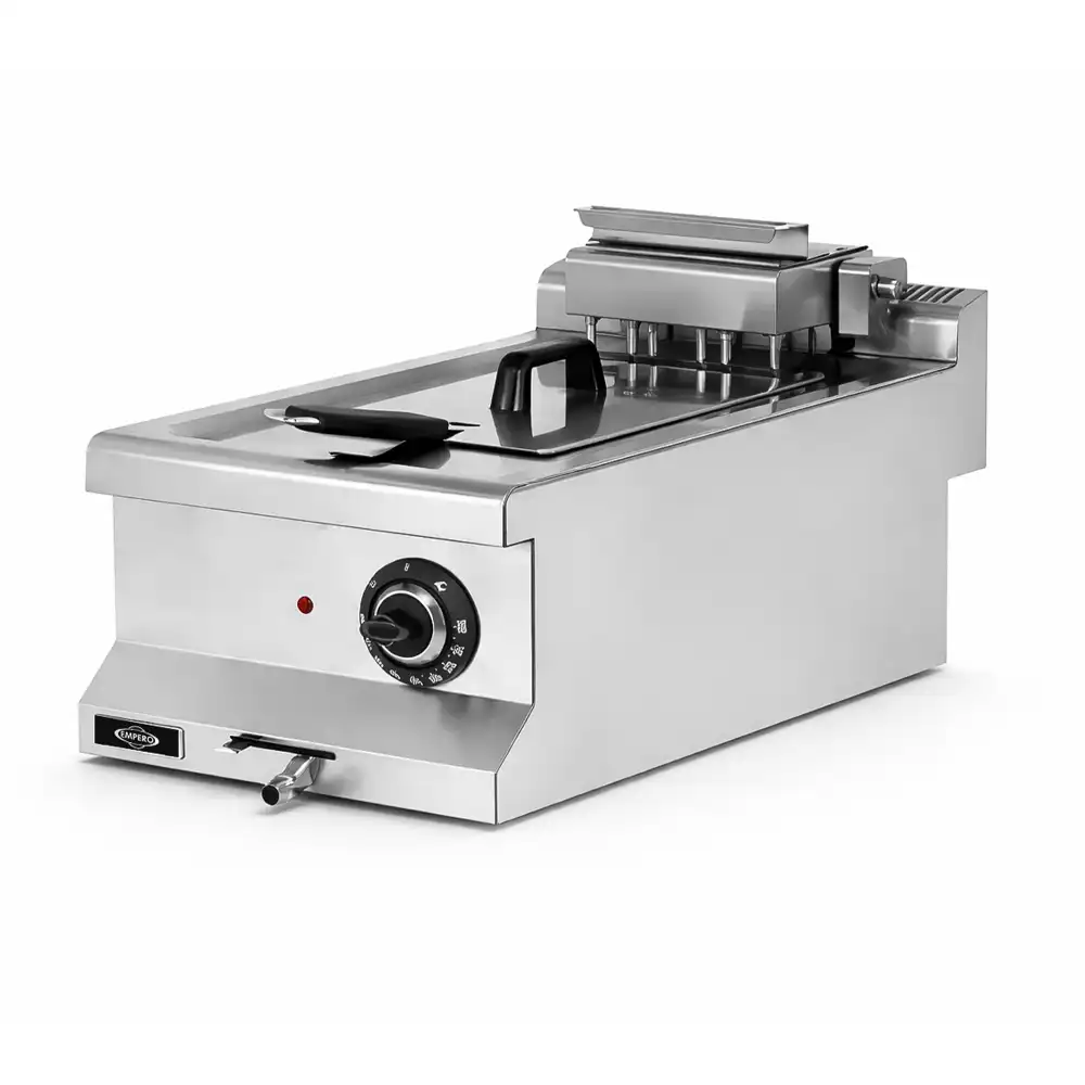 Empero, Fryer, 10 L Capacity, 1 Basket, 7.2 kW, Electric, Silver
