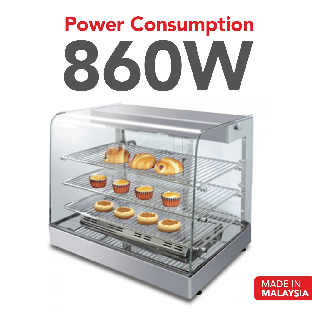 Berjaya, Pie Warmer, 3 Shelves, Electric, 860 W