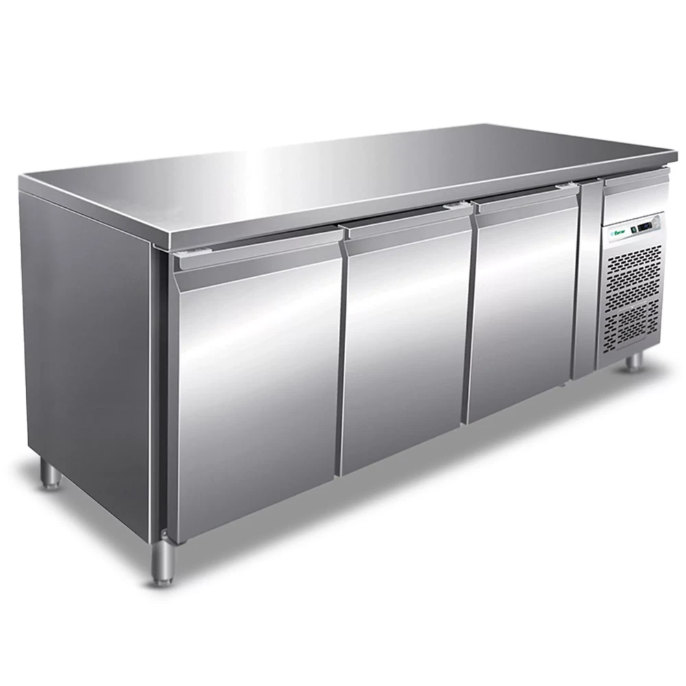 Forcar, Undercounter Freezer, 3 Doors, Solid Door, 417 L