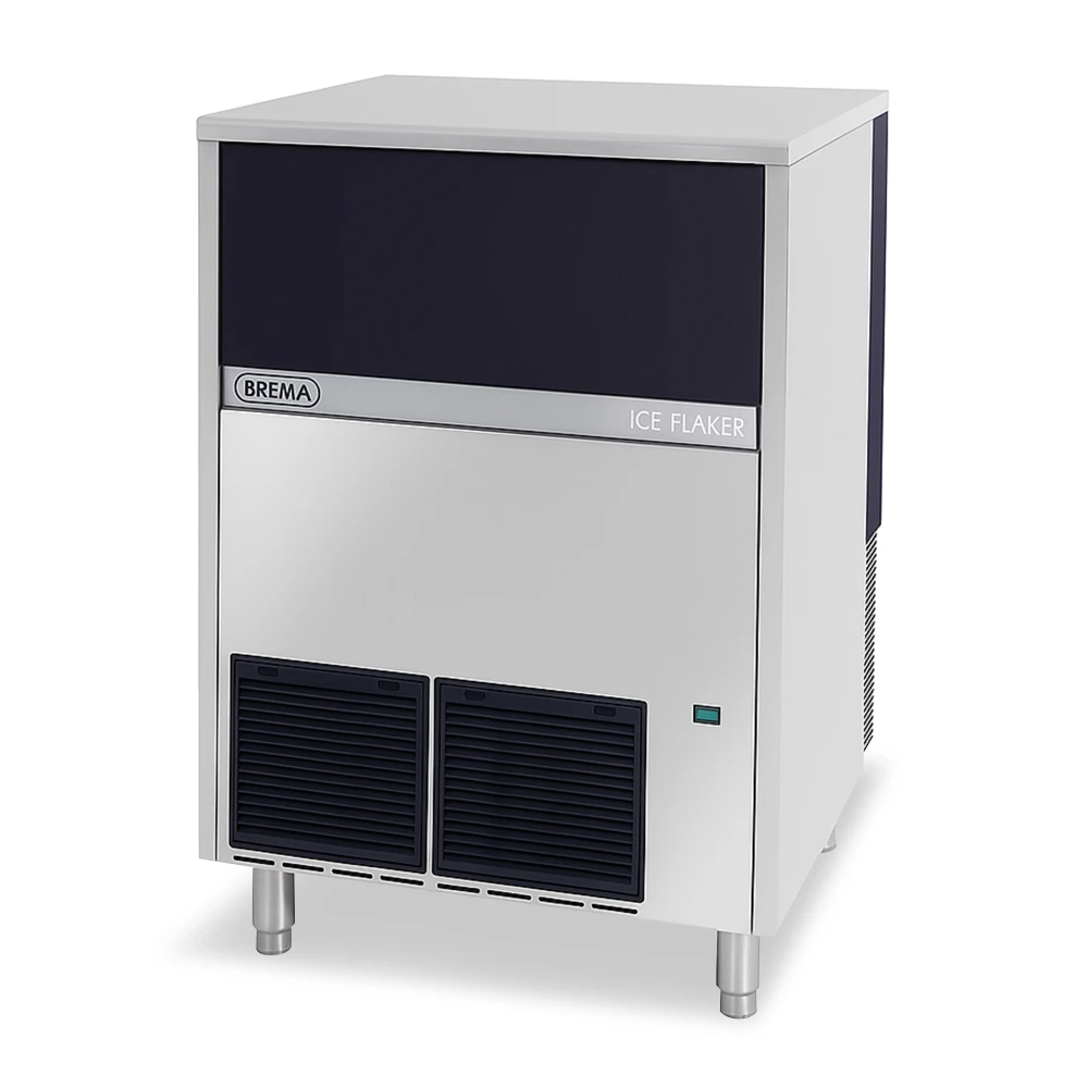 Brema, Ice Flaker Machine, Granular Ice, 155 kg/24h, 55 kg Storage, Air-Cooled