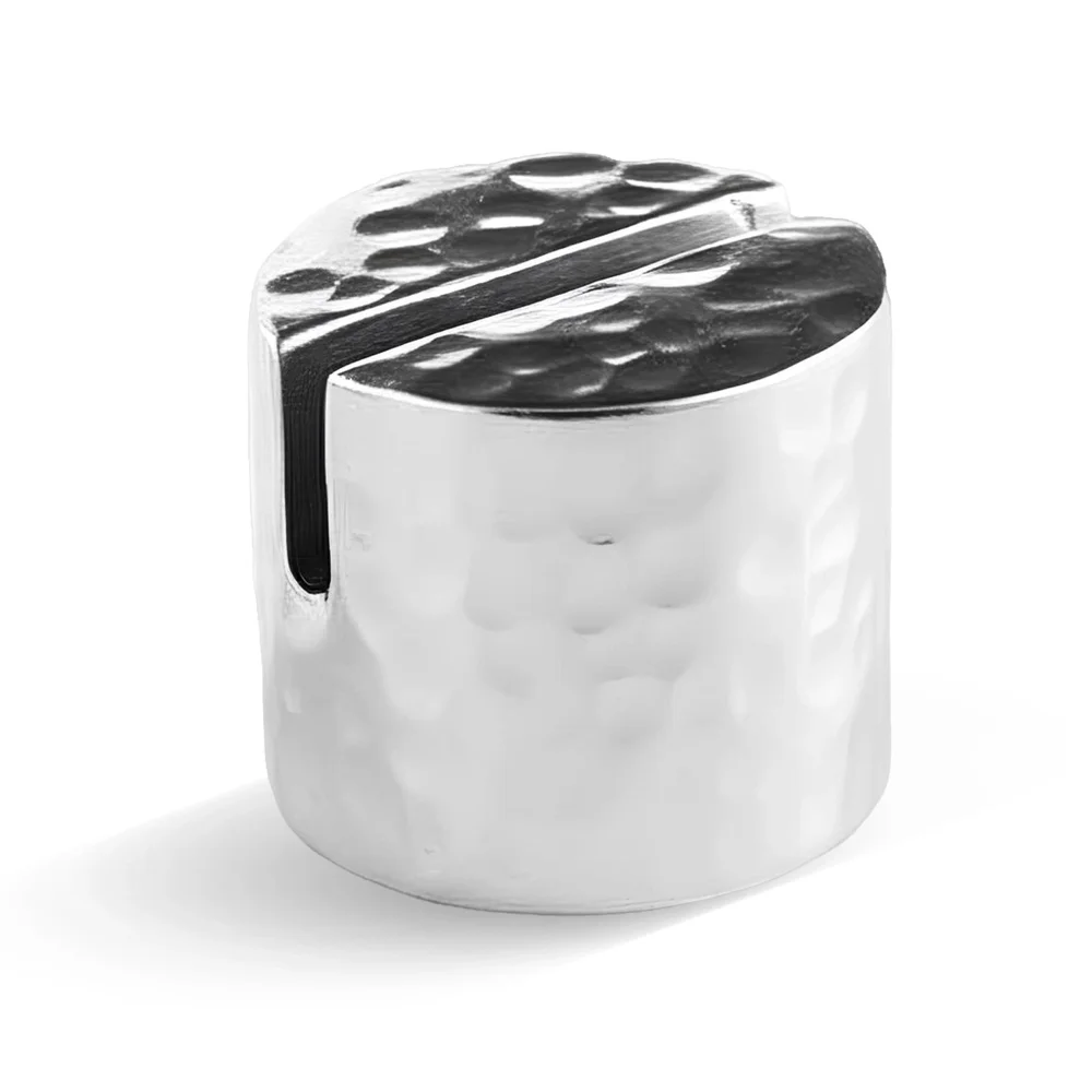 American Metalcraft, Card Holder, Round, Silver