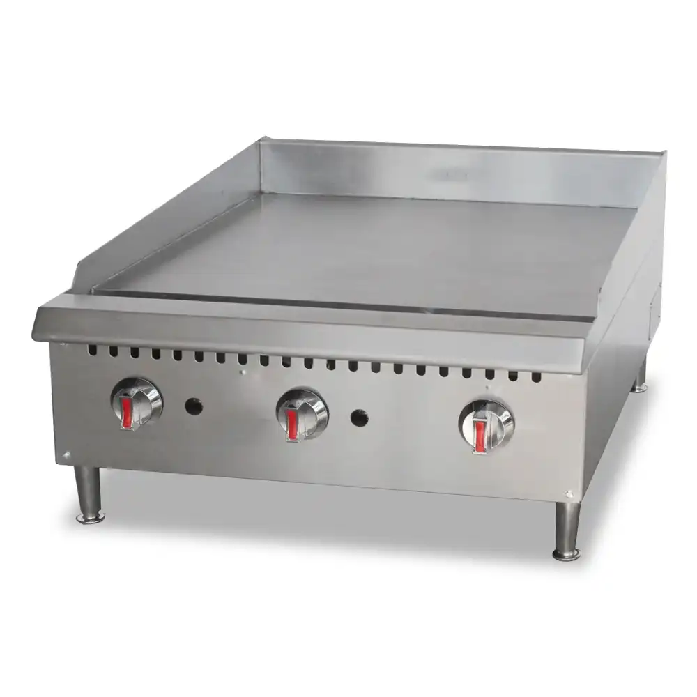 Heavy Duty System, Griddle, 3 Burners, Gas, 90000 BTU, 91.4 cm x 76.2 cm Working Surface