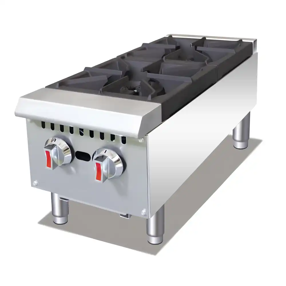 Heavy Duty System, Hotplate, 2 Burners, Gas