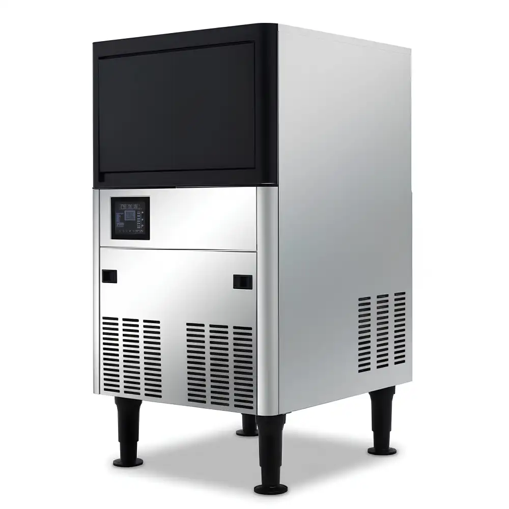 Heavy Duty System, Ice Maker Machine, 55 kg/Day, 18 kg Bin, Cube Ice, 446 W