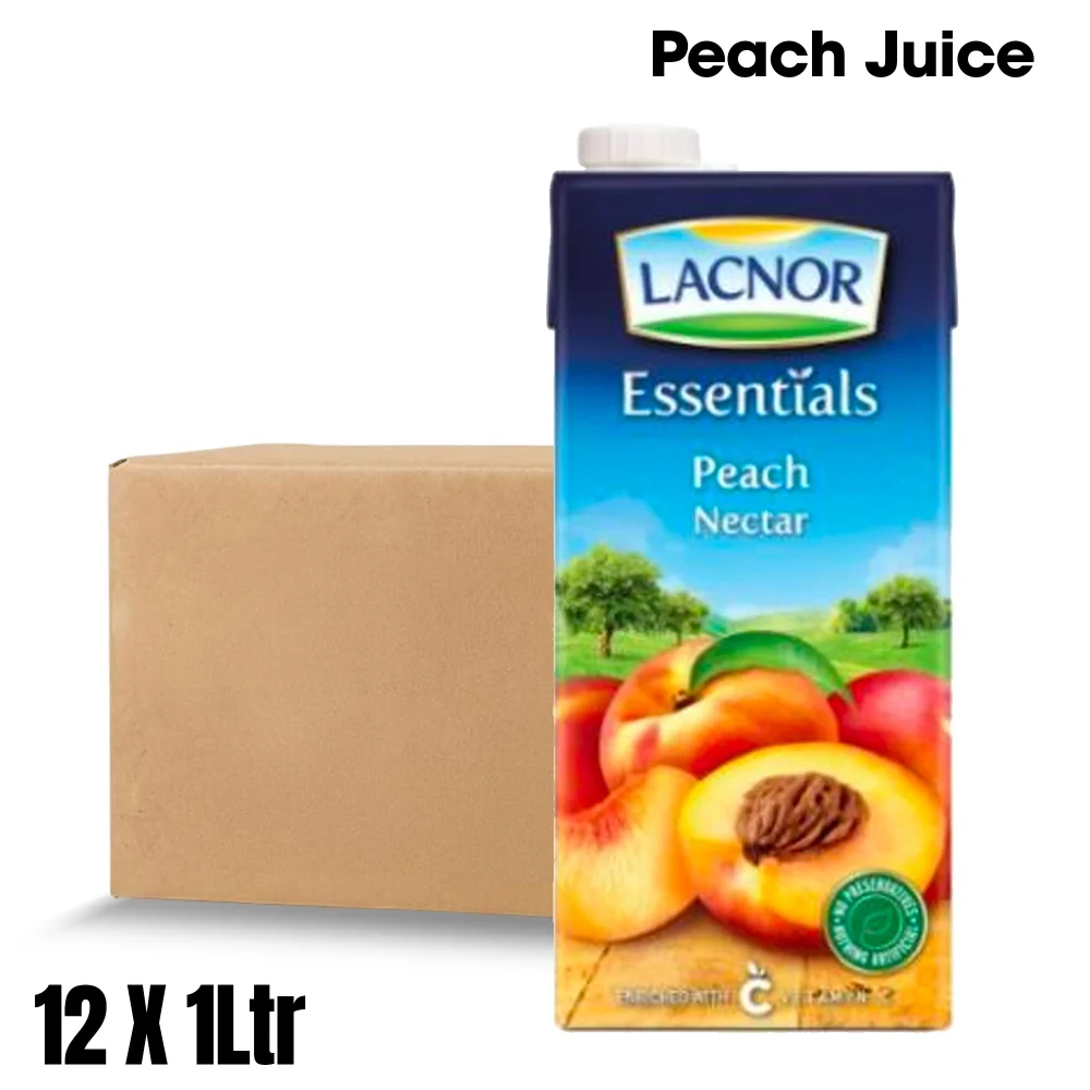 Lacnor, Juice, Peach Flavor, 1 L Tetra Pak