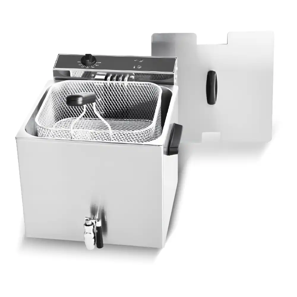 Roller Grill, Fryer Top, 12 L, 1 Tank, 1 Basket, 6.4 kW