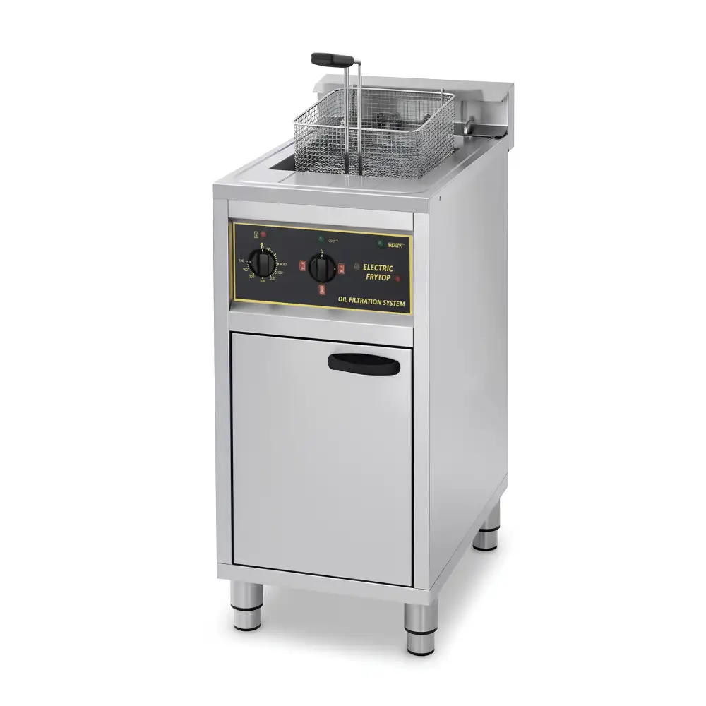 Roller Grill, Fryer, 16 L Capacity, 35 kg/h Output, Electric, 12 kW