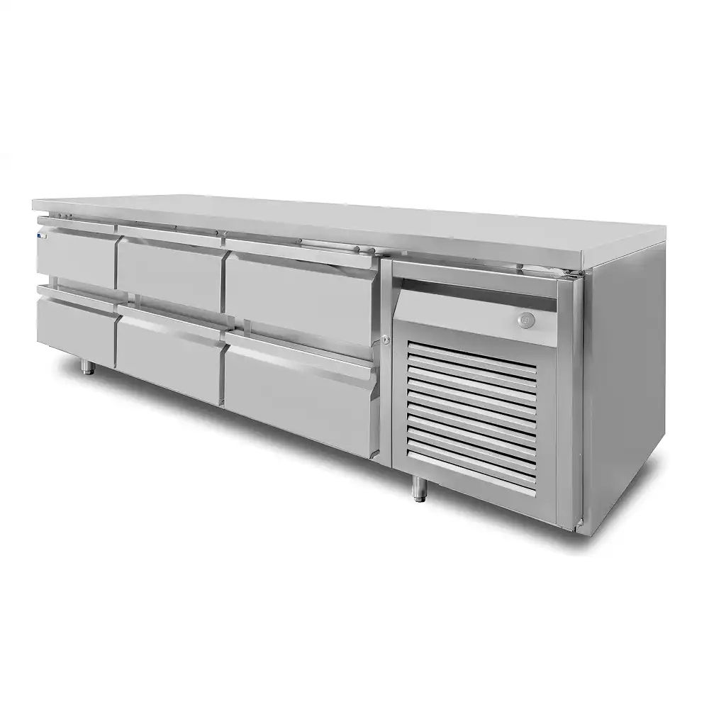 Polare, Under Counter Freezer, 540 L, 6 Drawers, 680 W