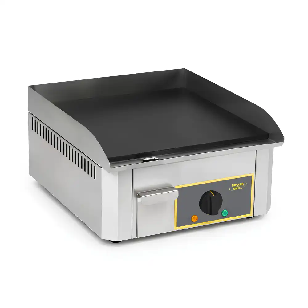 Roller Grill, Griddle, Smooth Plate, 1 Cooking Zone, 3.2 kW, Gas, Silver