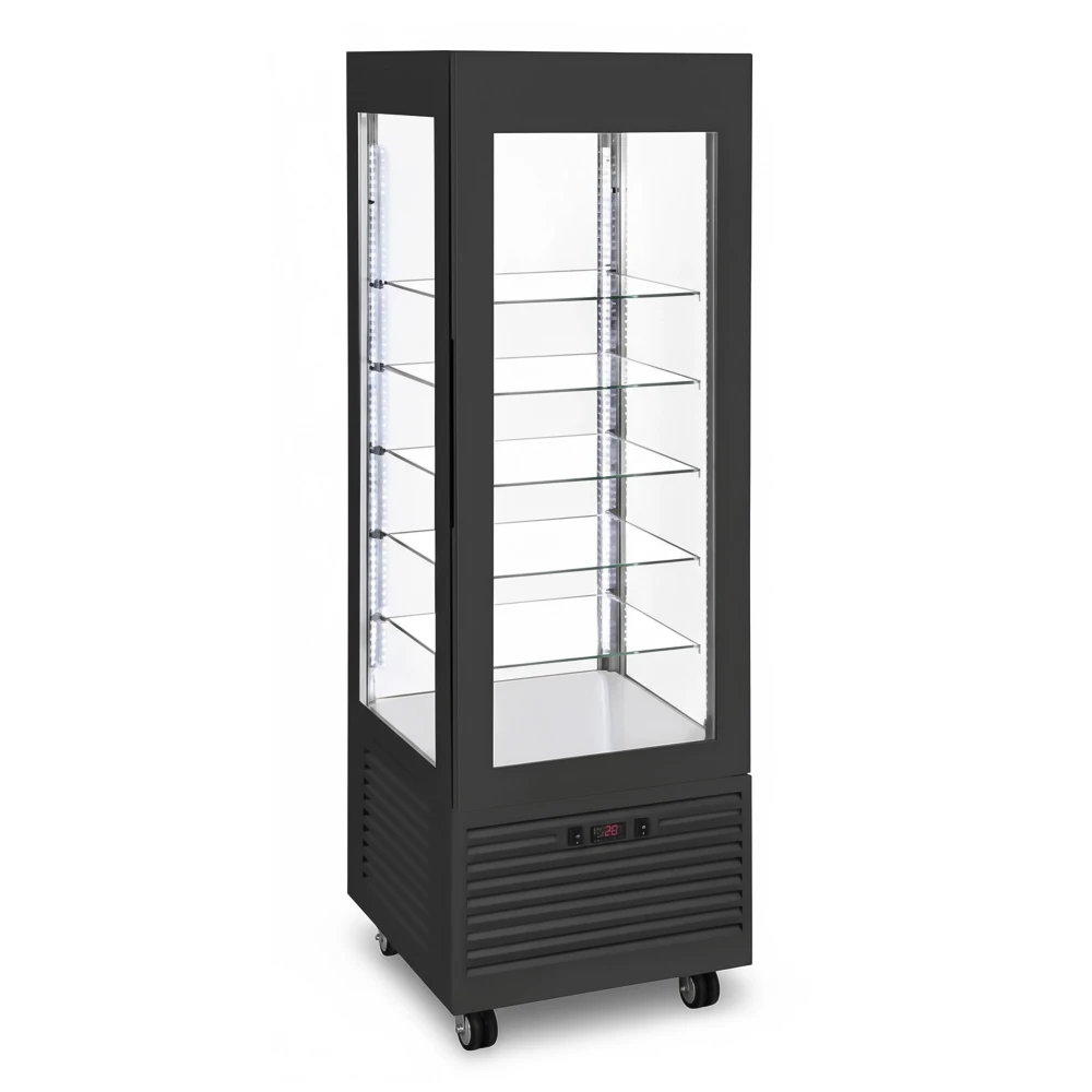 Roller Grill, Display Cabinet Freezer, Magnetic Door, 5 Shelves, 8000 W, 360 L