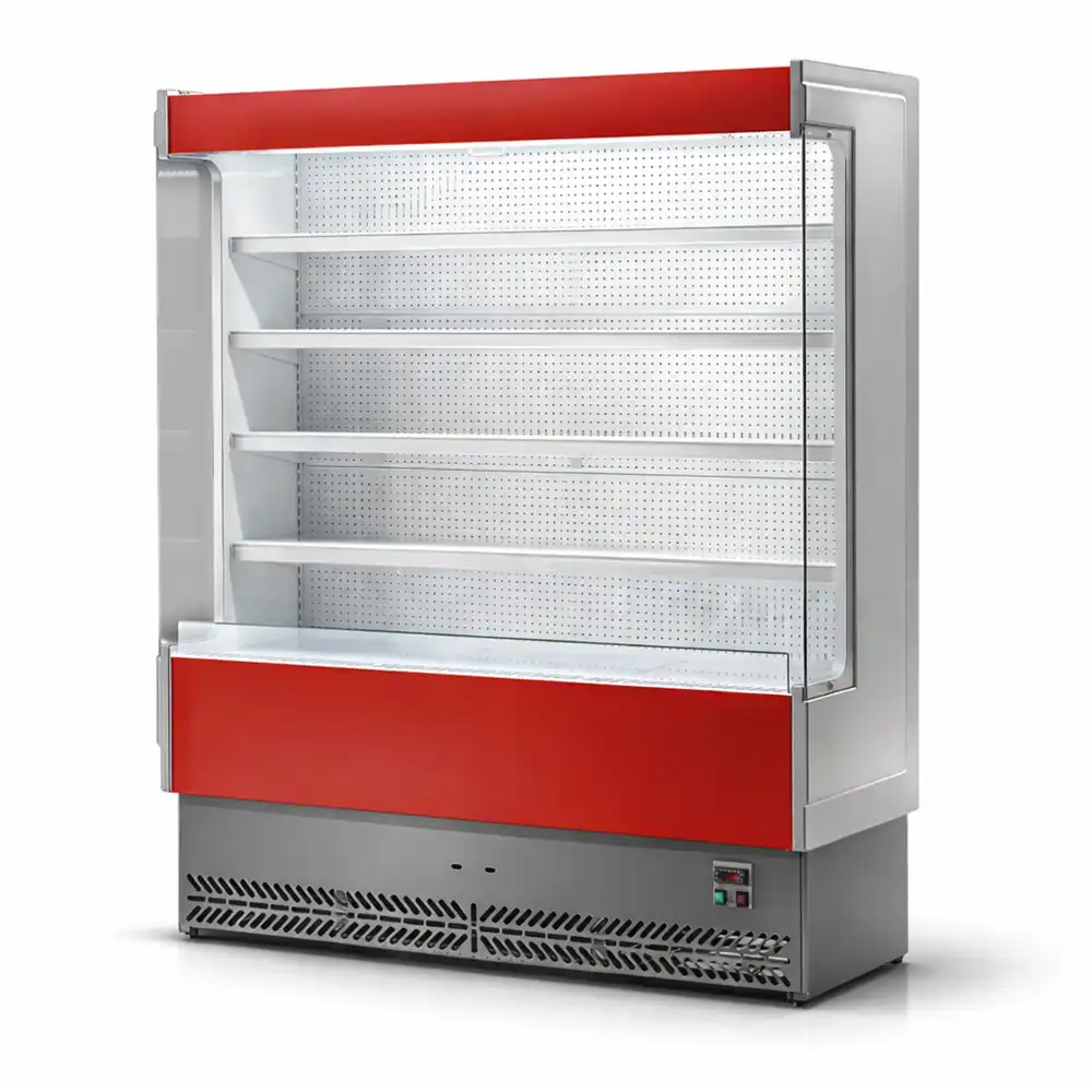 Tecnodom, Meat & Dairy Display Chiller, Open Display, Glass