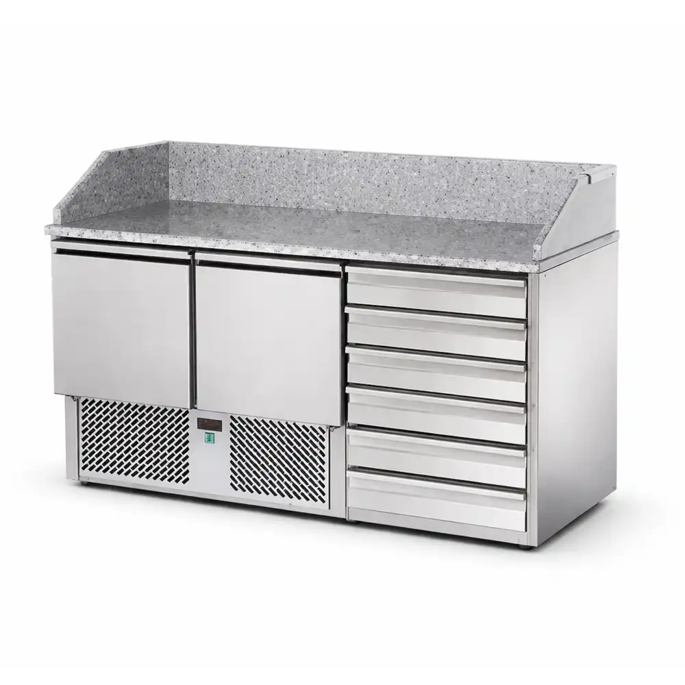 Tecnodom, Saladette, 2 Doors, 6 Drawers, 220 L, Electric