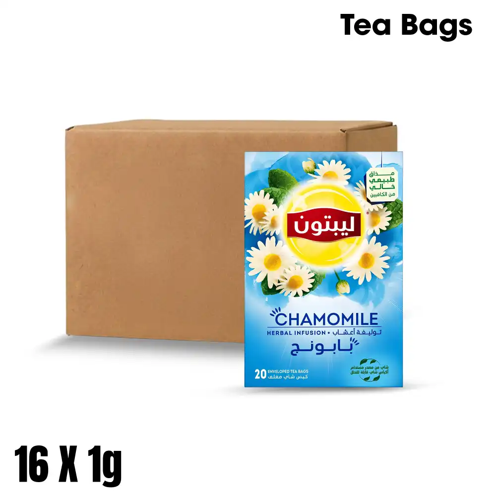 Lipton, Tea Bags, Camomile, 20 Tea Bags, 1 g