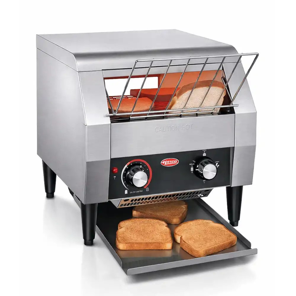 Hatco Corp, Conveyor Toaster, 300 Slices Per Hour, 1800 W, Electric, Silver
