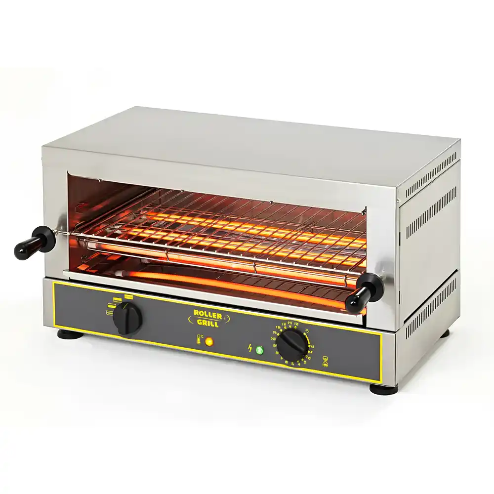 Roller Grill, Infrared Salamander Toaster, Countertop, Electric, 2.47 kW