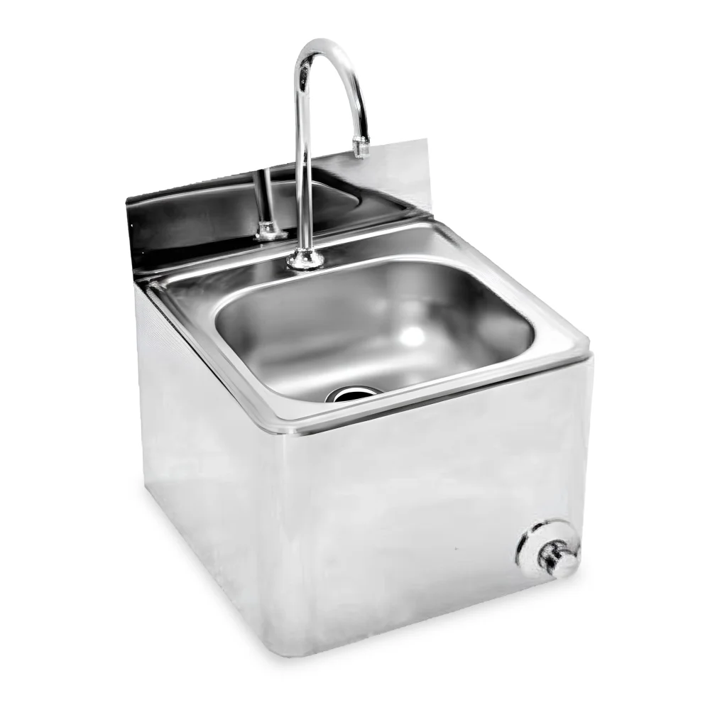 Xdome, Hand Wash Basin, 1 Bowl, Knee Pulser, Wall Mounted, 40 cm Width