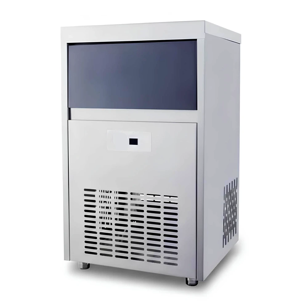 Ice Maker 45 kg/24 Hr Production 12 kg Storage Capacity Electric Air Cooling 45 × 40.5 × 75 cm (L × W × H)