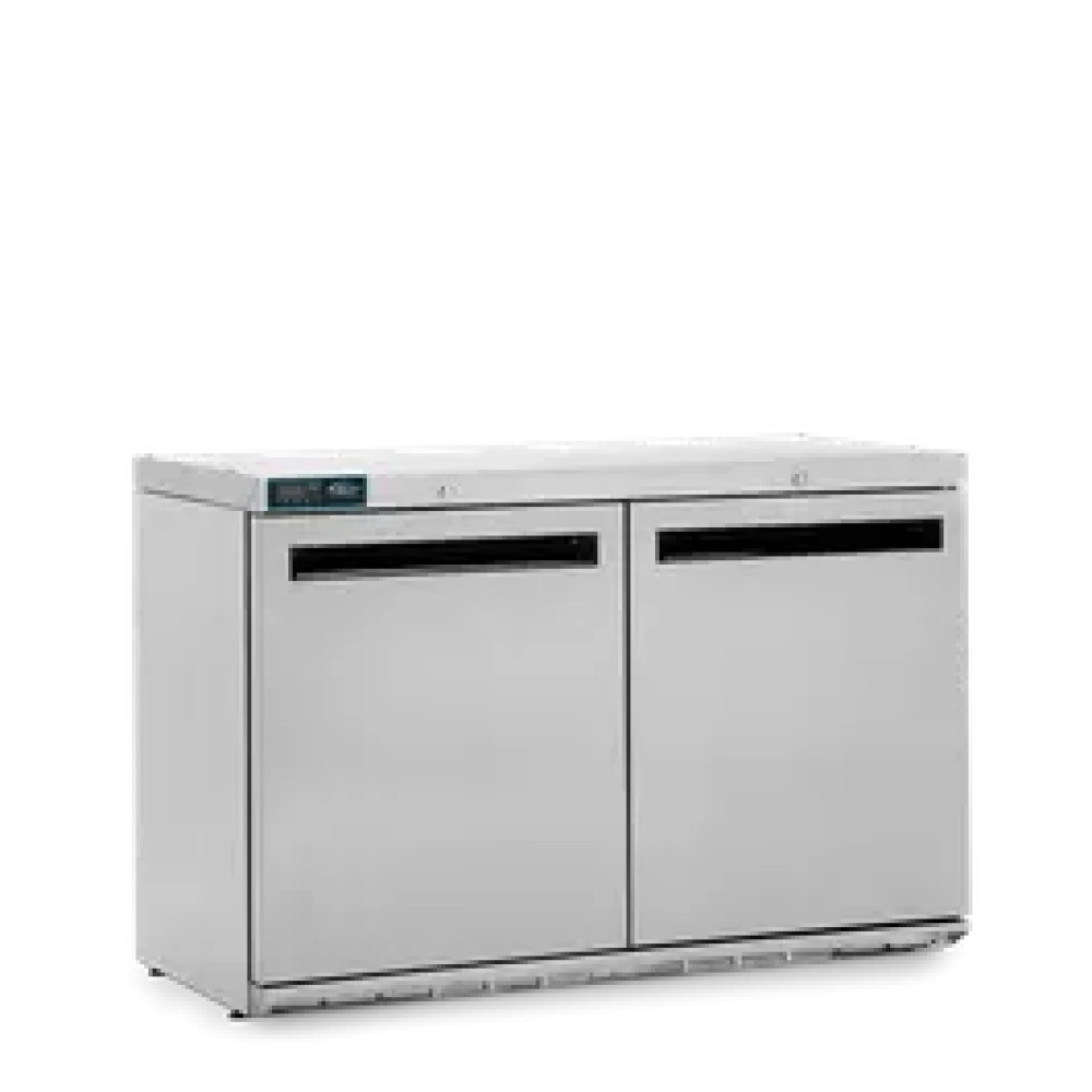 Williams, Undercounter Refrigerator, 280 L, 2 Doors, Air-Cooled, Stainless Steel, 121 x 57.7 x 80 (W x D x H) cm