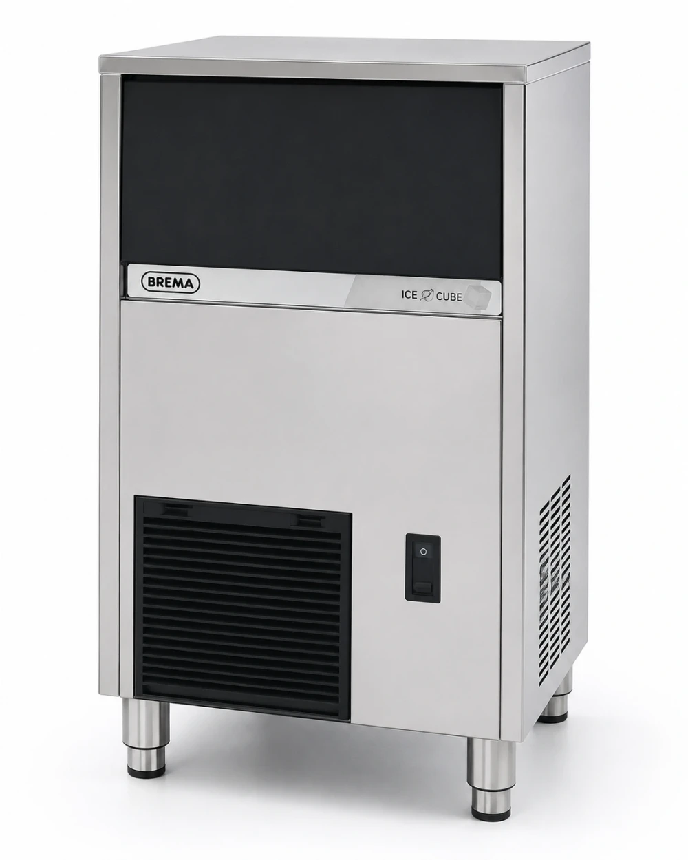 Brema, Ice Cube Machine, 48–54 kg/24 Hr, 25 kg Storage, Air Cooled, R290, 49.7 × 59.2 × 79.7 cm (W x D x H)