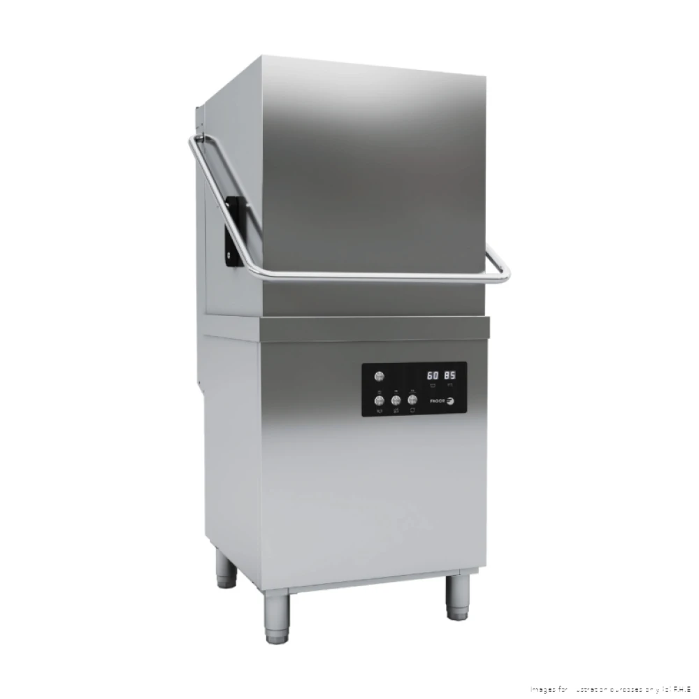 Fagor iNova Concept Pass-Through Hood-Type Dishwasher, 40 Baskets/Hour, 9.75 kW, 63 × 75 × 148 cm (W × D × H)