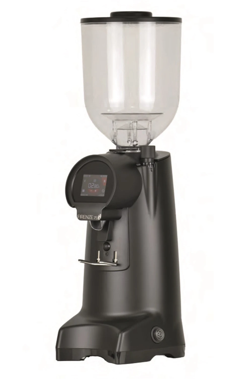 Eureka Commercial Coffee Grinder, 75mm Hardened Steel Burrs, 340W, 2kg Hopper, Touchscreen, Black, 21.8 × 25.8 × 70 cm (W x D x H)