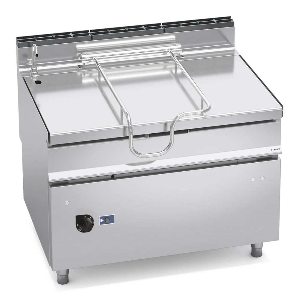 Bertos, Tilting Bratt Pan Motorized, Gas, Freestanding, 120L, 30KW