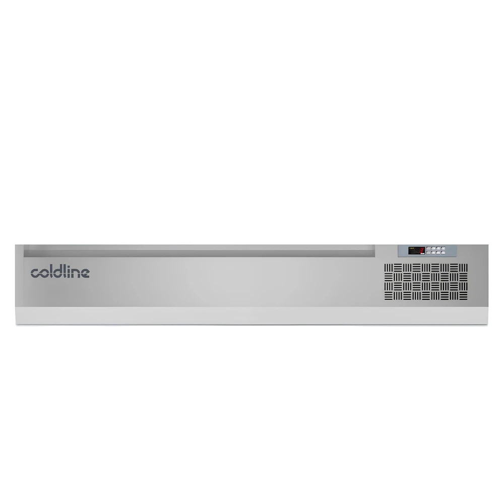 Coldline, Display Case for Ingredients, Stainless Steel, Silver, 59 L Capacity, 250 W