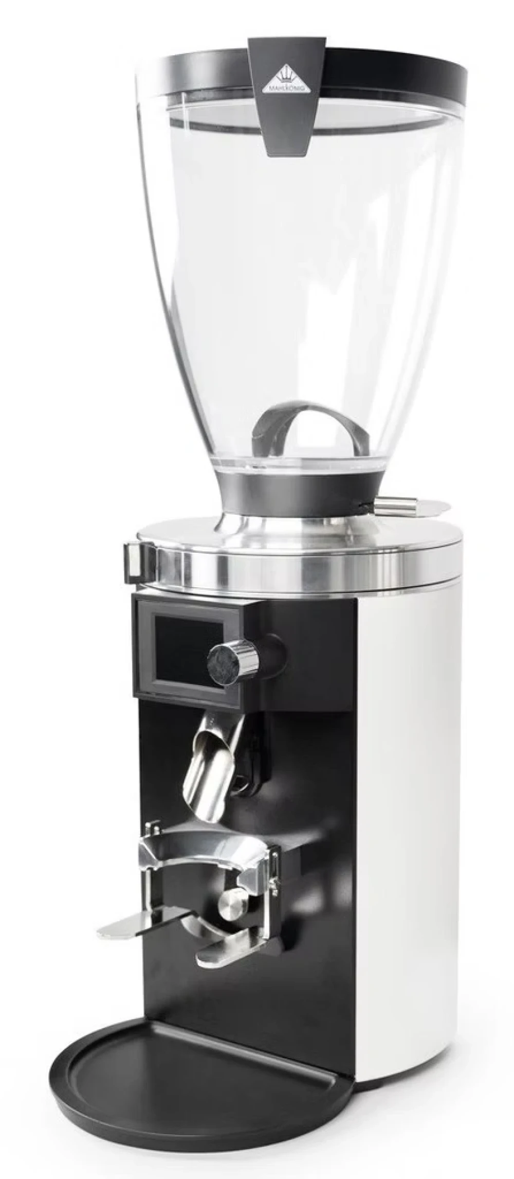 Mahlkonig Coffee Grinder, 65 mm Burrs, 1200 g Hopper, 700 W, 1400–1700 RPM, 19.5 × 28.3 × 62 cm (L × W × H)