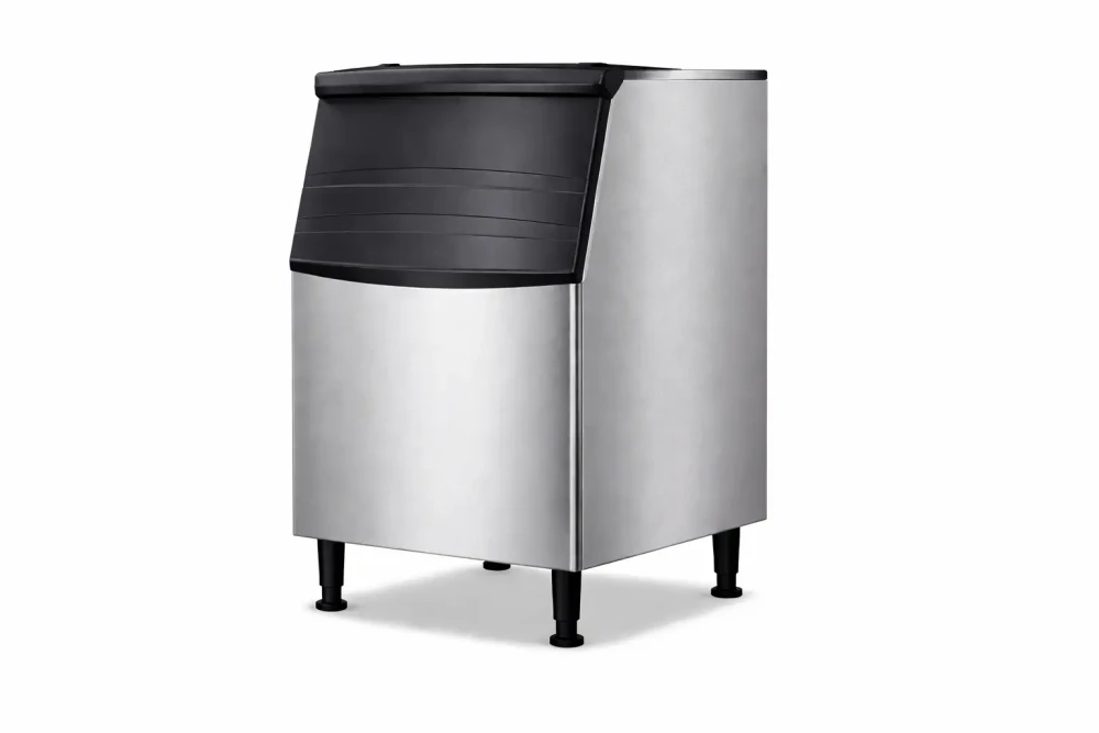 Commercial Ice Storage Bin 318-455Kg Capacity Stainless Steel, 76 x 83.2 x 121.2 cm (L x W x H)