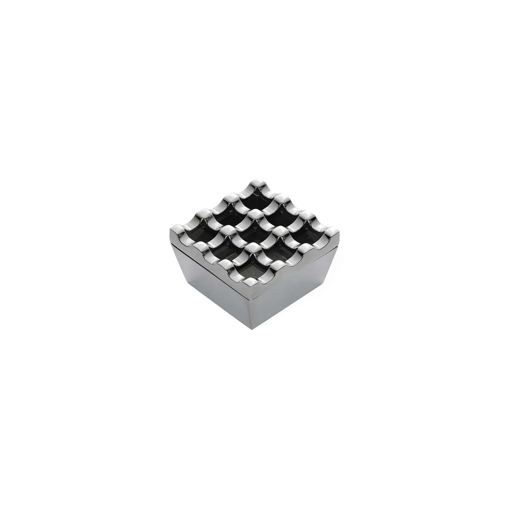 Wundermaxx, Ashtray, 7.3 x 4.2 cm, Stainless Steel, Silver