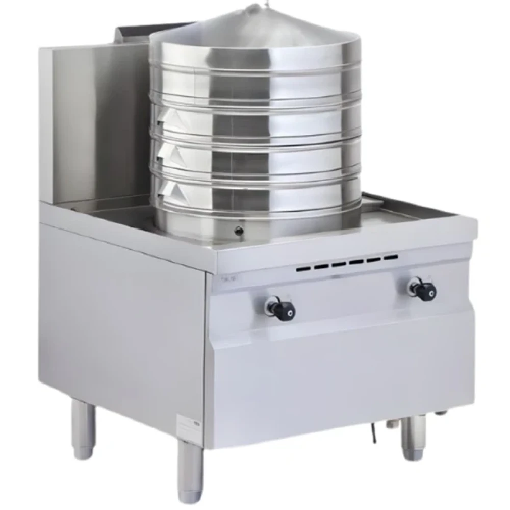 Trooz Dimsum Steamer, 5 Stainless Steel Baskets, 56 × 85 cm (Diameter x Height)